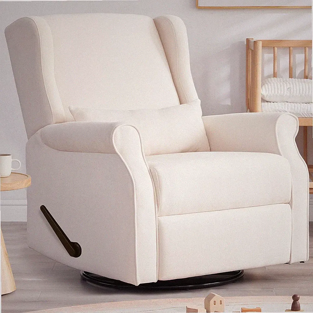 Eiayeebil Nursery Swivel Glider Recliner,Rocking Chair Nursery with Footrest,Roc